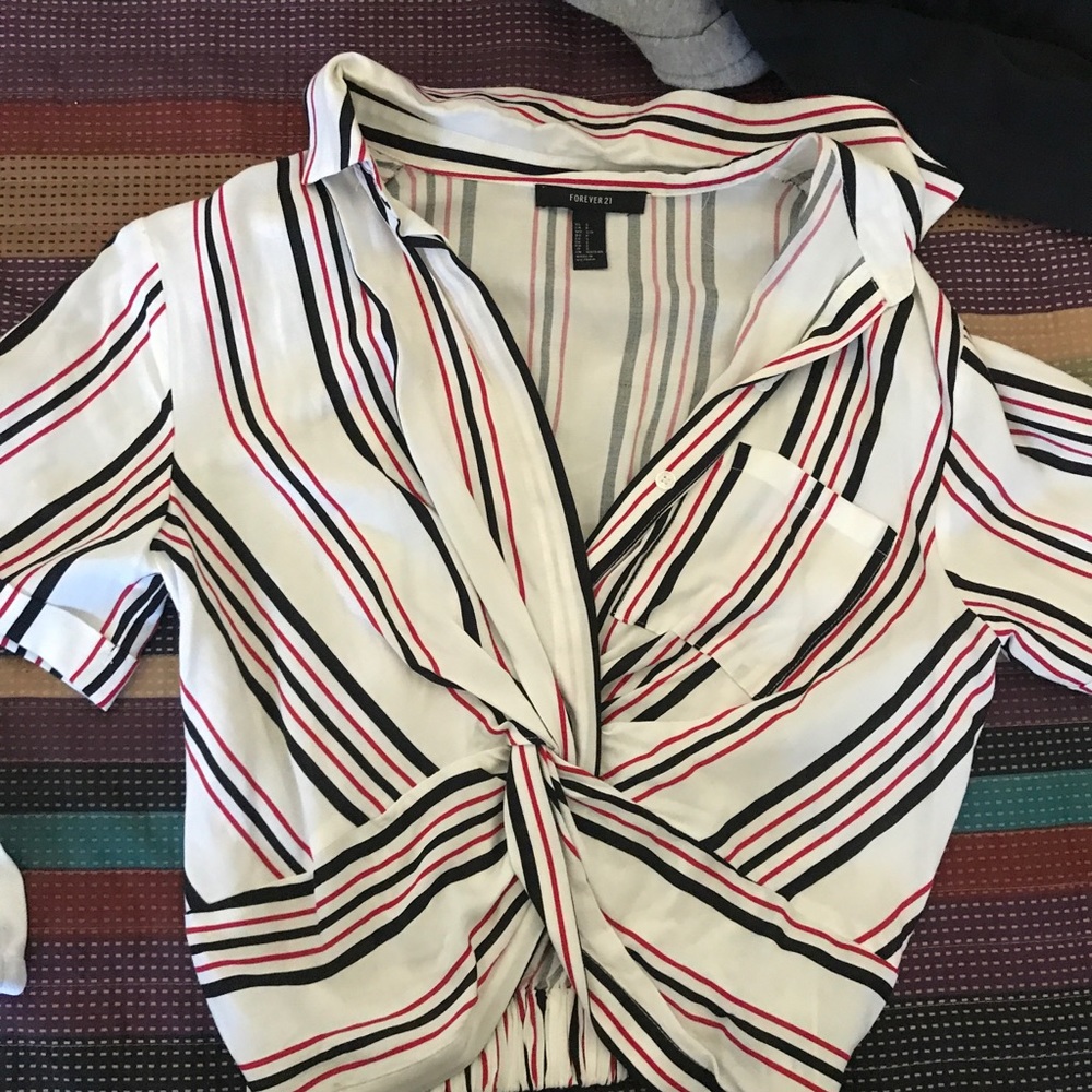 Forever 21 knotted blouse